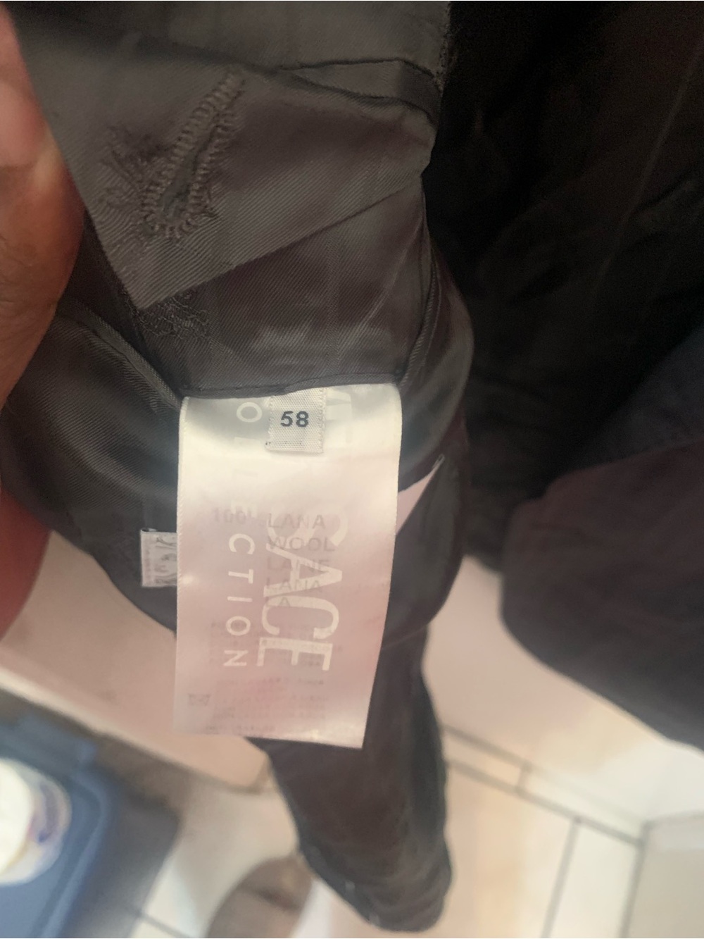 Versace Black Men's Pea Coat
